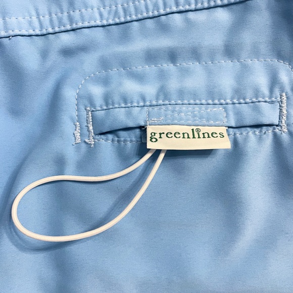 Greenlines Board Shorts Womens 4 Aruba Blue 100% Recycled Polyester 3” Inseam - Picture 6 of 7